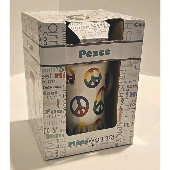 ScentSationals Mini Warmer Peace Safe Clean Heat Source  Multicolor NIB - Picture 1 of 6